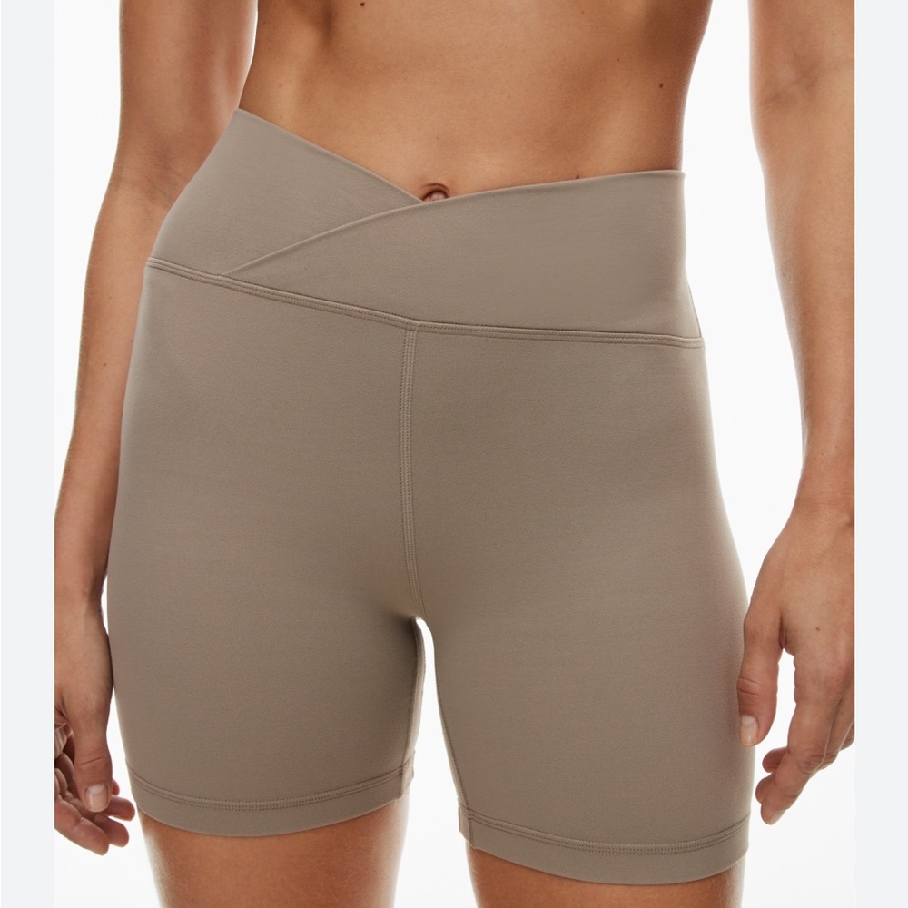 Five Dancewear 7” Cross Waistband Shorts In Sandstorm Dance Cheer Bike Shorts M